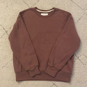 Hollister dark mauve crewneck